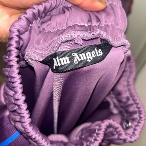 Palm Angels Lavender Satin Pants